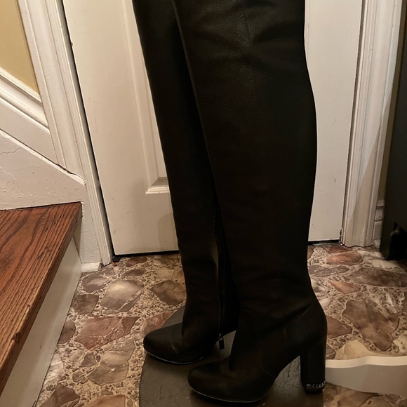 Michael Kors Black Over the Knee Boots - Picture 1 of 3
